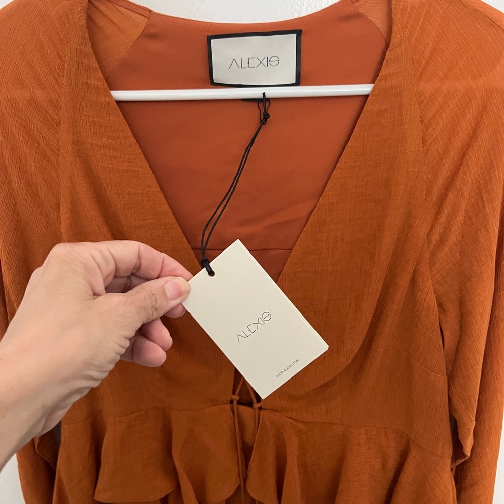 Alexis Rust Orange Dress